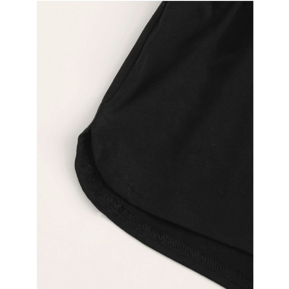 Black Drawstring Shorts - Picture 5 of 5